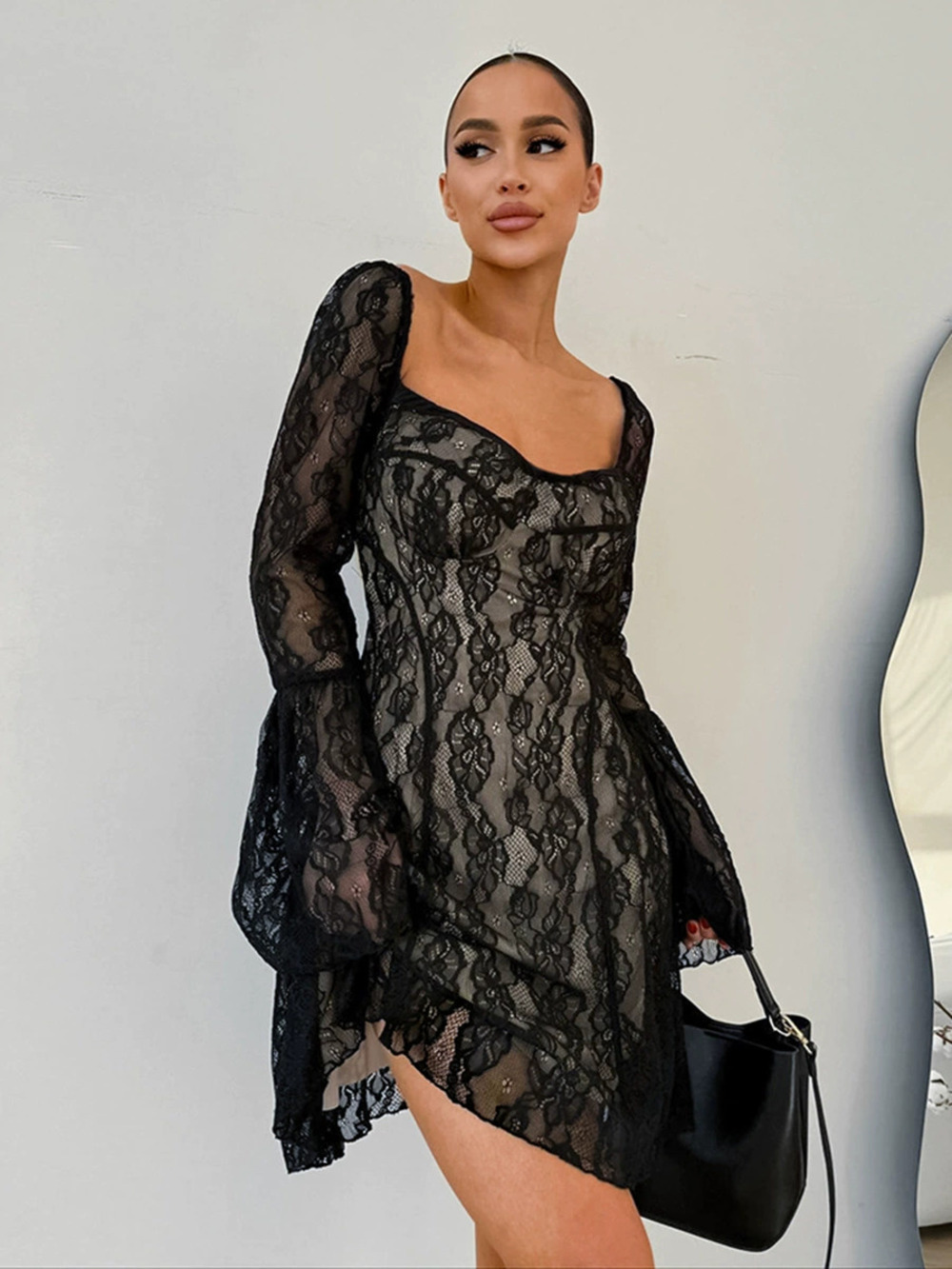 Forever 21 Lace Dress Spring Inner Little Black Dress